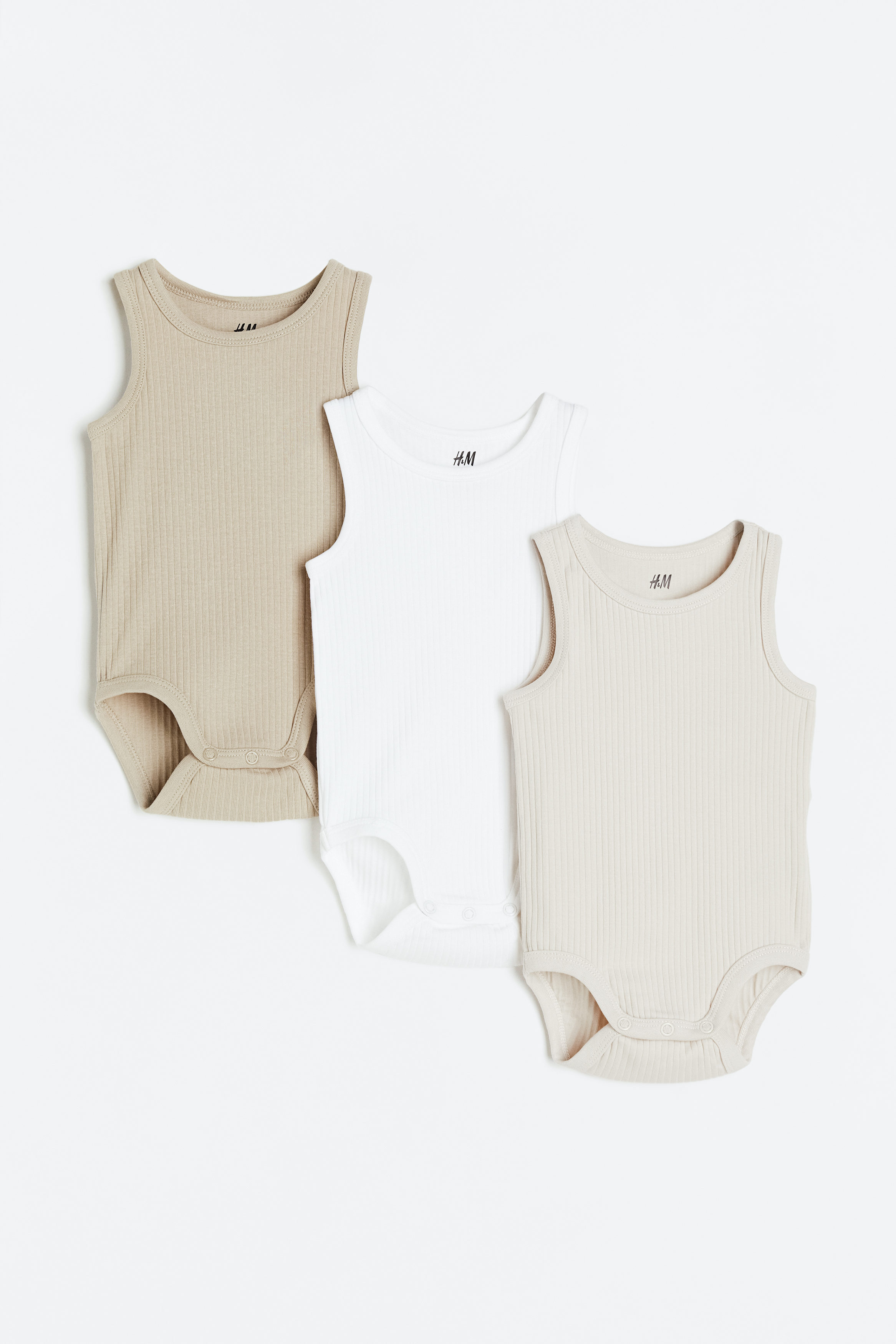 3-pack Sleeveless Bodysuits