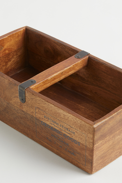 H&M Home - Wooden Storage Box - Beige